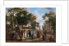The Corpus Christi procession in a village by Anonymous