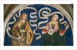 The Prophet Micah and the Tiburtine Sibyl, 1492-1495 by Anonymous