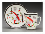 Cup with saucer, 1923 by Anonymous
