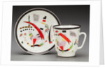 Cup with saucer, 1923 by Anonymous