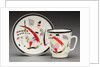 Cup with saucer, 1923 by Anonymous