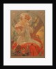 Poster for Lefèvre-Utile. Sarah Bernhardt in the role of Melissinde in La Princesse Lointaine by E by Anonymous