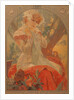 Poster for Lefèvre-Utile. Sarah Bernhardt in the role of Melissinde in La Princesse Lointaine by E by Anonymous