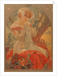 Poster for Lefèvre-Utile. Sarah Bernhardt in the role of Melissinde in La Princesse Lointaine by E by Anonymous