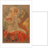 Poster for Lefèvre-Utile. Sarah Bernhardt in the role of Melissinde in La Princesse Lointaine by E by Anonymous