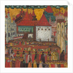 Procession of the Cross in Celebration of the Birth of Peter the Great, 1917 by Anonymous