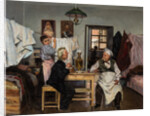 At the samovar, 1900 by Anonymous