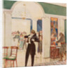 Illustration to the comedy Woe from Wit by Alexander Griboyedov, 1913 by Anonymous