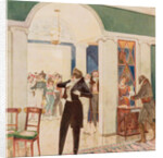Illustration to the comedy Woe from Wit by Alexander Griboyedov, 1913 by Anonymous
