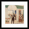 Illustration to the comedy Woe from Wit by Alexander Griboyedov, 1913 by Anonymous