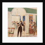 Illustration to the comedy Woe from Wit by Alexander Griboyedov, 1913 by Anonymous