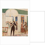 Illustration to the comedy Woe from Wit by Alexander Griboyedov, 1913 by Anonymous