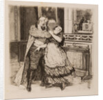Illustration to the comedy Woe from Wit by Alexander Griboyedov, 1913 by Anonymous