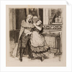 Illustration to the comedy Woe from Wit by Alexander Griboyedov, 1913 by Anonymous