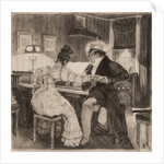 Illustration to the comedy Woe from Wit by Alexander Griboyedov, 1913 by Anonymous