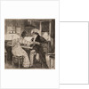Illustration to the comedy Woe from Wit by Alexander Griboyedov, 1913 by Anonymous