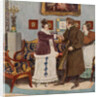 Illustration to the comedy Woe from Wit by Alexander Griboyedov, 1913 by Anonymous