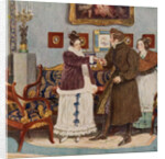 Illustration to the comedy Woe from Wit by Alexander Griboyedov, 1913 by Anonymous