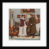 Illustration to the comedy Woe from Wit by Alexander Griboyedov, 1913 by Anonymous