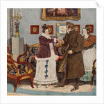 Illustration to the comedy Woe from Wit by Alexander Griboyedov, 1913 by Anonymous