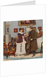 Illustration to the comedy Woe from Wit by Alexander Griboyedov, 1913 by Anonymous