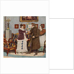 Illustration to the comedy Woe from Wit by Alexander Griboyedov, 1913 by Anonymous