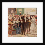 Illustration to the comedy Woe from Wit by Alexander Griboyedov, 1913 by Anonymous
