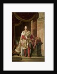 Portrait of Holy Roman Emperor Francis II in Robe of the Order of Leopold, 1811 by Anonymous