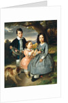 Children group portrait, 1851 by Anonymous