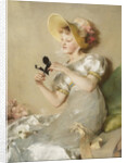 The Papercutting, c. 1890 by Anonymous