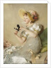 The Papercutting, c. 1890 by Anonymous