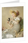 The Papercutting, c. 1890 by Anonymous