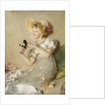 The Papercutting, c. 1890 by Anonymous