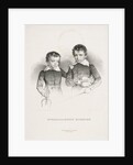 Ernst and Eduard Eichhorn, two little violinists, 1831 by Anonymous