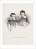Ernst and Eduard Eichhorn, two little violinists, 1831 by Anonymous