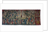 Courtly Love Games (Spieleteppich), tapestry, ca 1400 by Anonymous