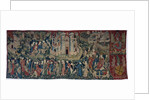 Courtly Love Games (Spieleteppich), tapestry, ca 1400 by Anonymous