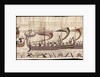 The Bayeux Tapestry. Scene 38: William and His Fleet Cross the Channel, ca 1070 by Anonymous