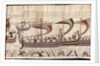 The Bayeux Tapestry. Scene 38: William and His Fleet Cross the Channel, ca 1070 by Anonymous