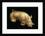 The golden rhinoceros of Mapungubwe, ca 1220-1290 by Anonymous