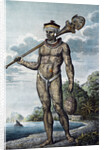 A man from Nuku Hiva Island with tattoos on his body by Anonymous