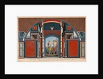 Sheet from a series on the wall decorations of the Villa Negroni in Rome by Anonymous