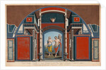 Sheet from a series on the wall decorations of the Villa Negroni in Rome by Anonymous