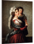 Madame Rousseau and her Daughter, 1789 by Anonymous