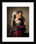Madame Rousseau and her Daughter, 1789 by Anonymous