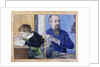 Portrait of the Sculptor Jean-Paul Aubé with son Emile, 1882 by Anonymous
