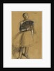 Girl with a Fan by Anonymous