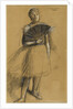 Girl with a Fan by Anonymous
