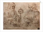 Claudius Ptolemy and Boethius by Anonymous