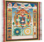 Chinese calendar, 19th century by Anonymous